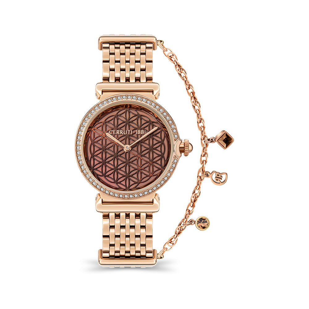 Cerruti Corniglia Women's Rose Gold Analog Watch