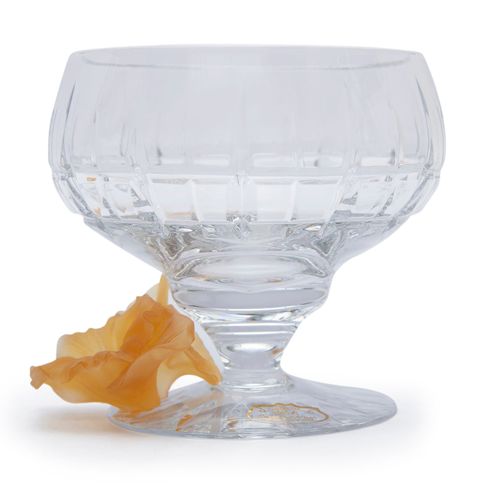 Cristal De Paris Footed Bowl (M) Jose, H 13x12 Cm