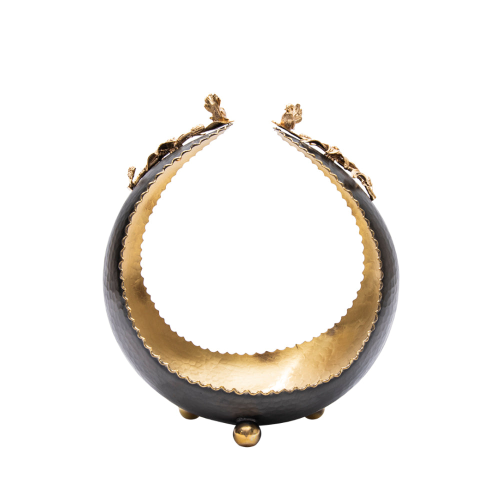 Decorium Nature Crescent Serving, Bronze