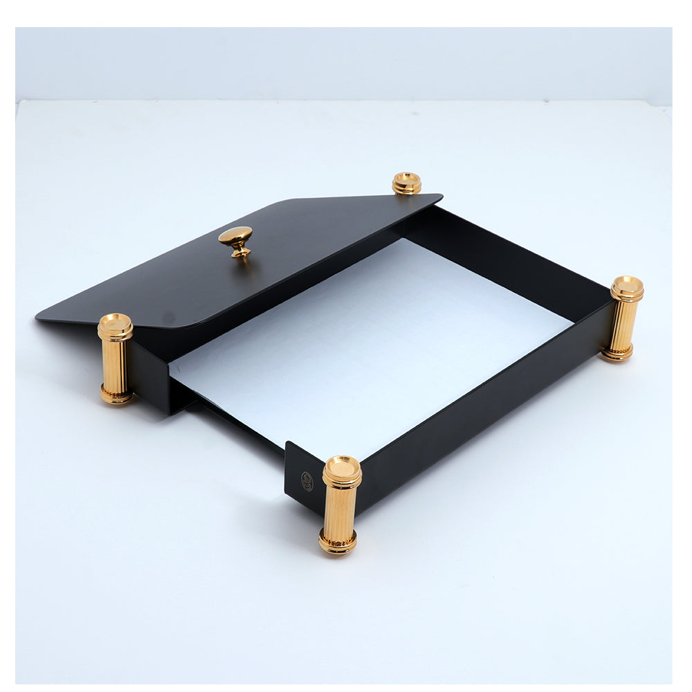 El Casco Cover For Letter Tray Gold Black