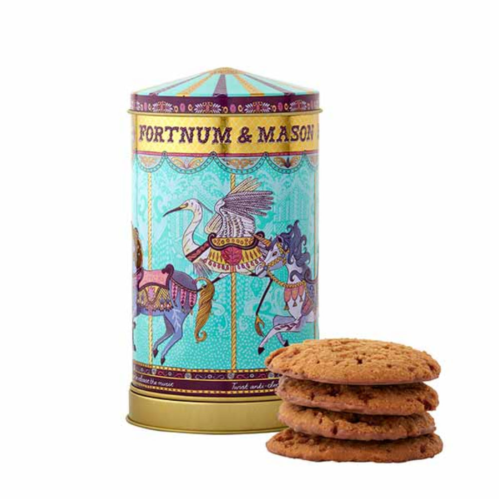 Fortnum &amp; Mason Mini Merry Go Round Musical Biscuit 150g