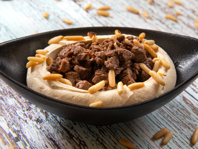 Hummus With Beef