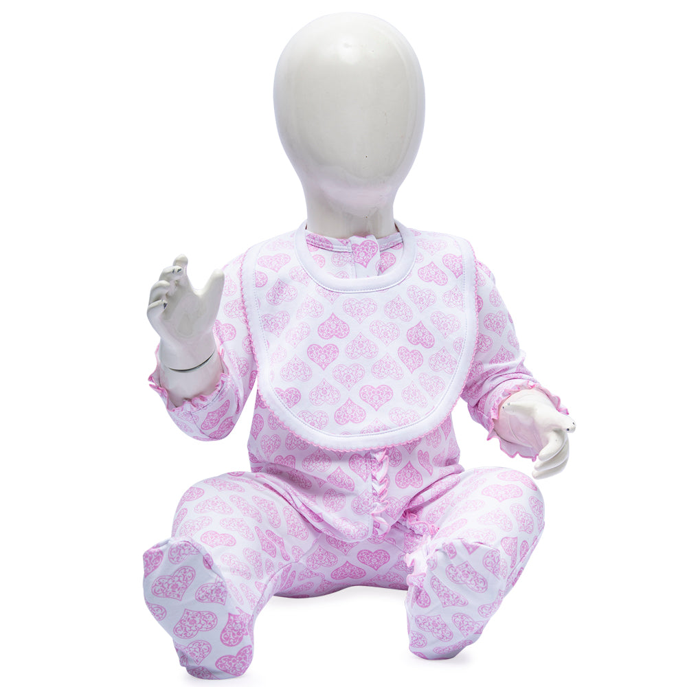 Kissy Kissy Pink Set Sleepsuit