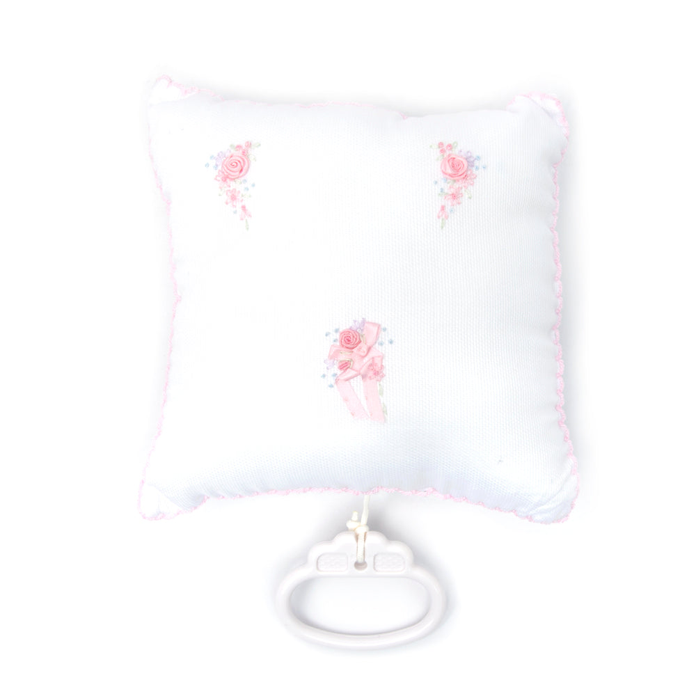Kissy Kissy White &amp; Pink Musical Pillow