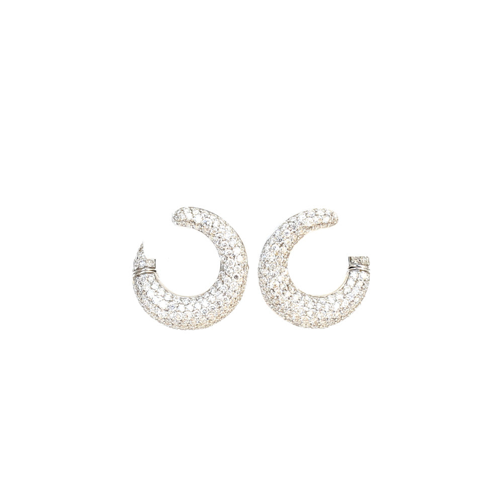 Korloff Earring 18K White Gold With Diamonds