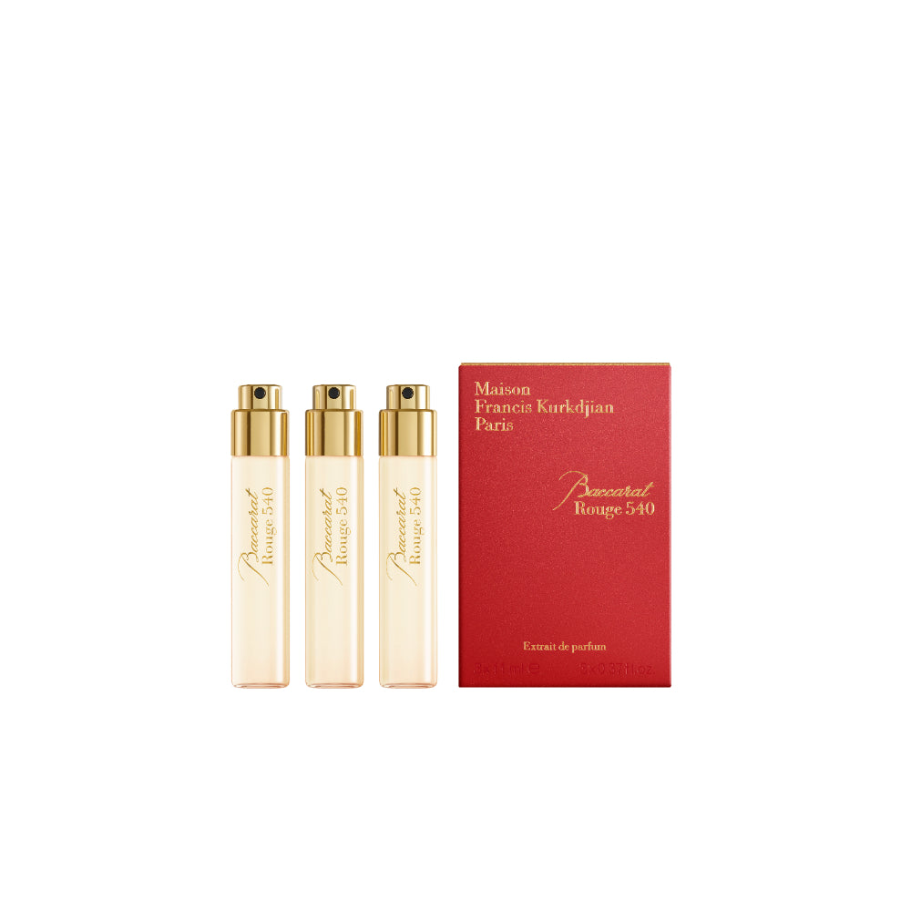 Maison Francis Kurkdjian Baccarat Rouge 540 Extrait De Parfum Travel Set Refill - 3*11ml