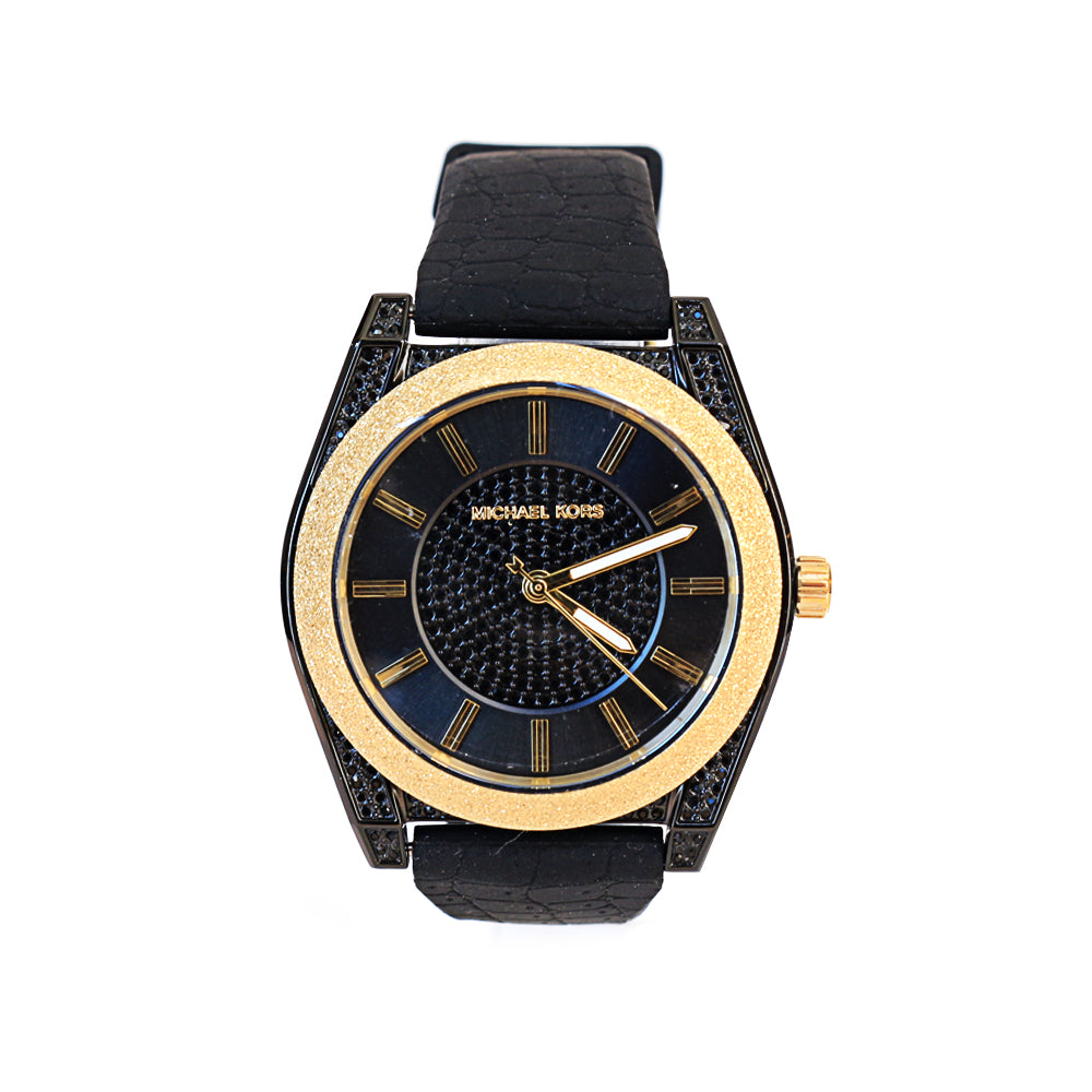 Michael Kors Mk6703 Black Steel 316 L Analog Quartz Woman Watch