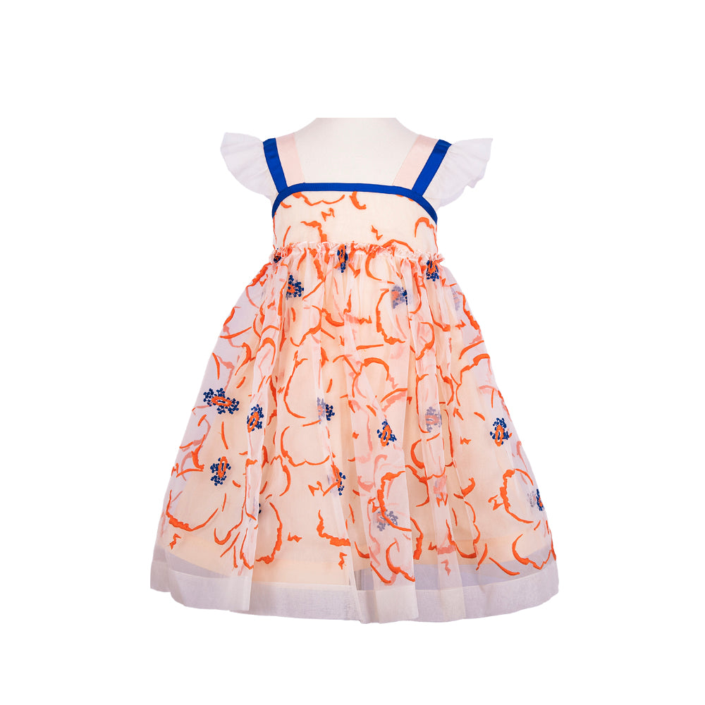 Mimisol Pink Printed Dress