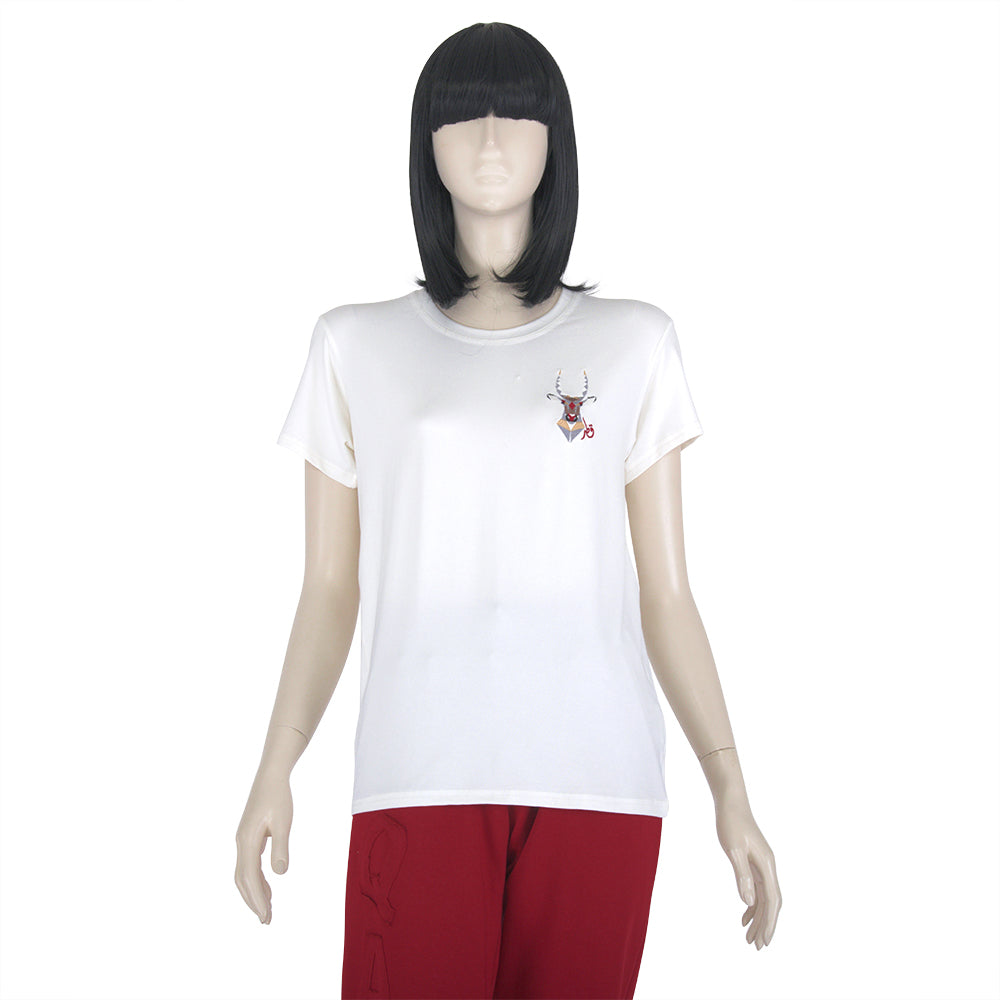Pear Women's Off-White Color T-Shirt