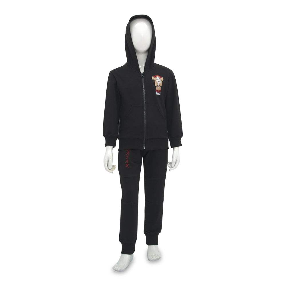Pear Qatar Black Jogging Suit