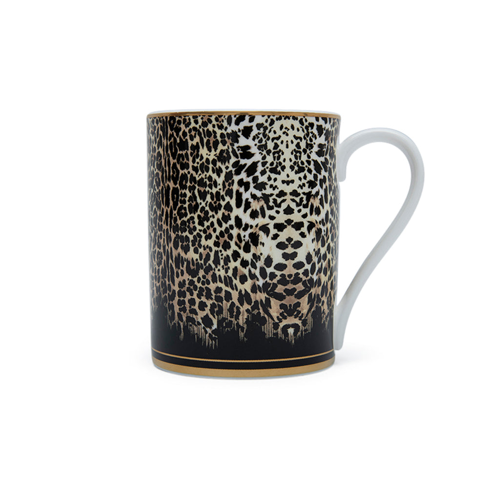 Roberto Cavalli Queen Of Sicily Luxury Box Mug Cup - 6.7 x H 8.6 Cm - Cc.370