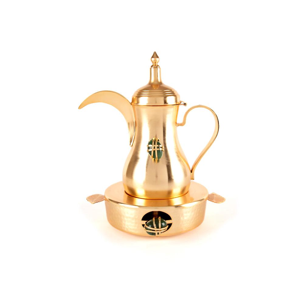 Select Home Natural Stone Dallah Without Heater Matt Gold