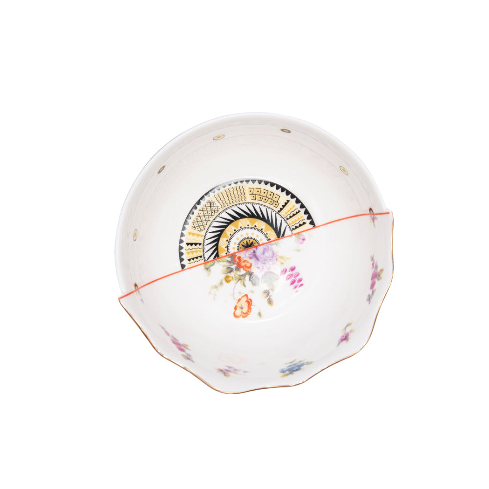 Seletti Hybridsaylac Bowl In Porcelain 15.5 Cm H 7