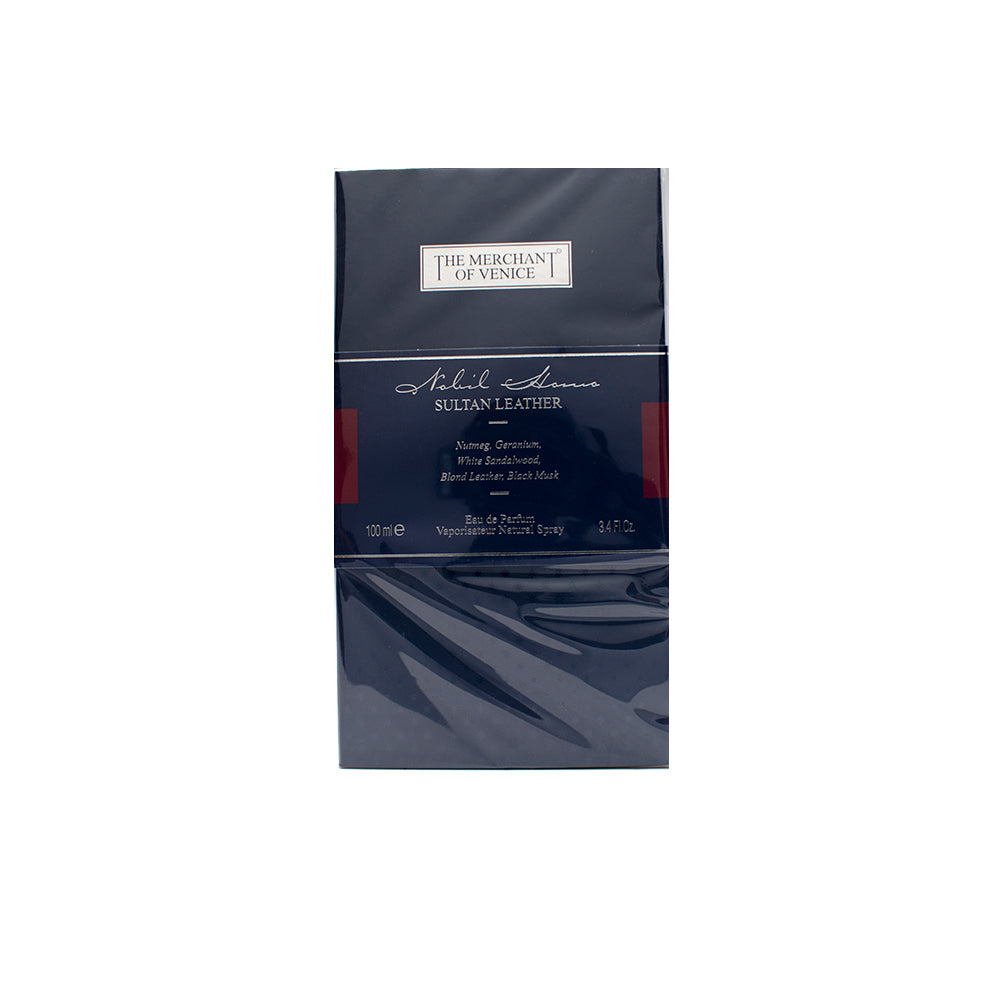 THE MERCHANT OF VENICE NOBILHOMO SULTAN LEATHER ROSSO EDP 100ml