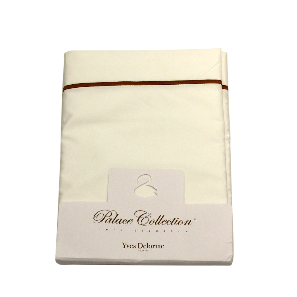 Yves Delorme Athena Caramel Flat Sheet