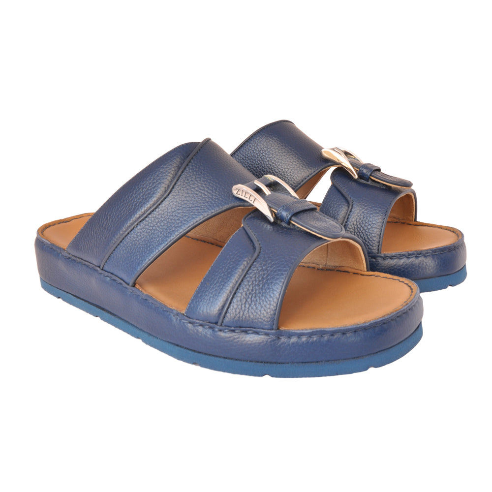 Zilli Leather Blue Sandals