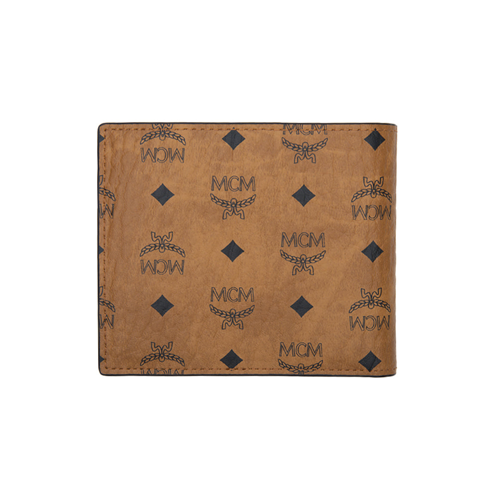 MCM Vistos Original M-F12-1 Wallet Cognac Small