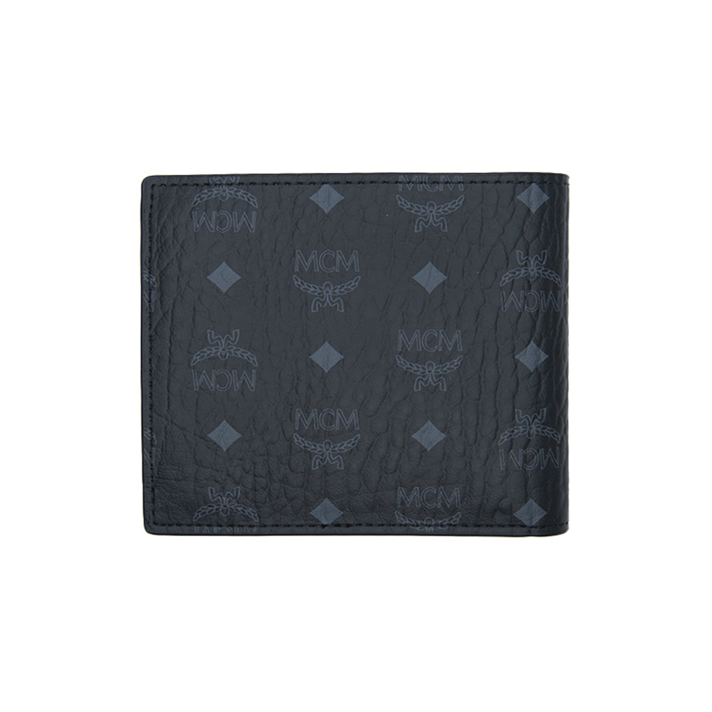 MCM Vistos Original M-F12-1 Wallet Black Small