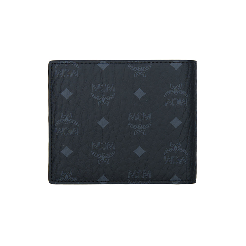 MCM Visetos Original Small Wallet Black  Small