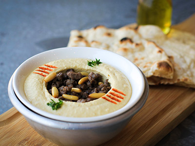 Hummus With Meat