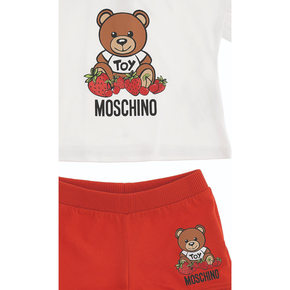 Moschino Sugar Rose Set T-Shirt &amp; Short