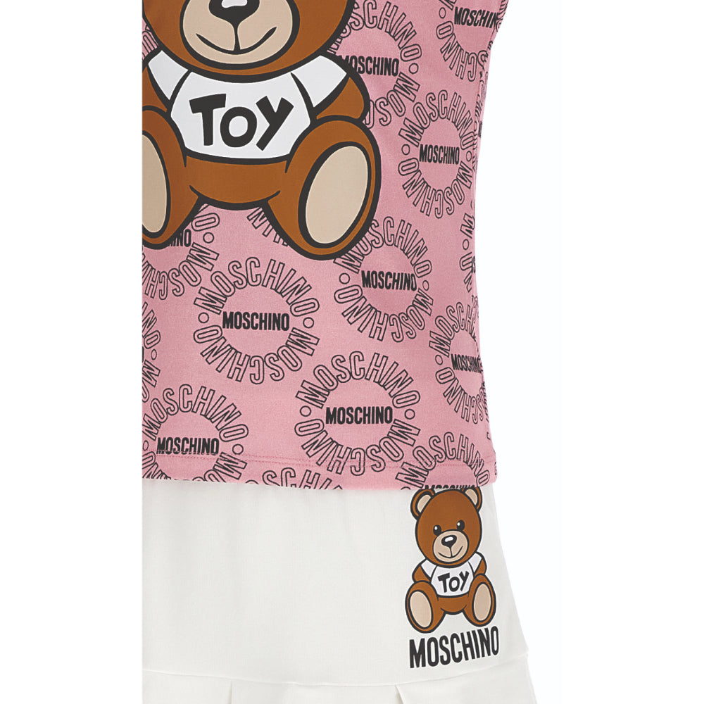 Moschino Pink Set T-Shirt &amp; Skirt