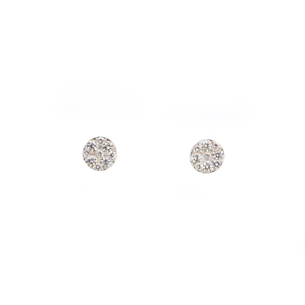 Ouzounian Earring 18 CaratÂ White Gold With Diamond
