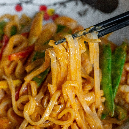 Dry Curry Noodles