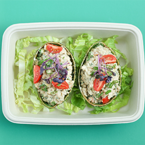 Avocado &amp; Minced Chicken Salad (Keto)