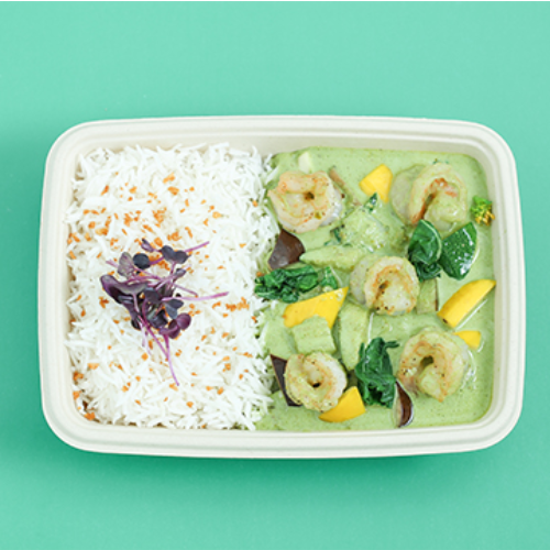 Green Thai Curry With Prawns