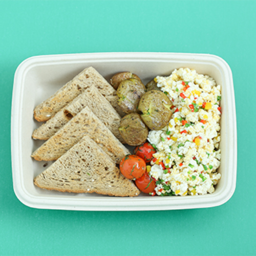 Scrambled Eggs On Toast