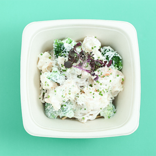 Alfredo Prawns Pasta