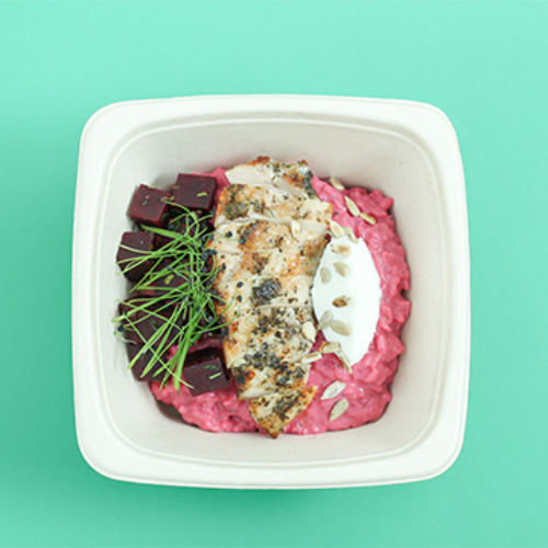 Beetroot Puree &amp; Roasted Beetroot