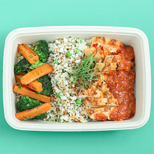 Sambal Grilled Chicken &amp; Cauliflower Rice