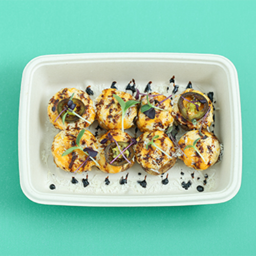 Balsamic Cheese Stuffed Mushroom (Keto)