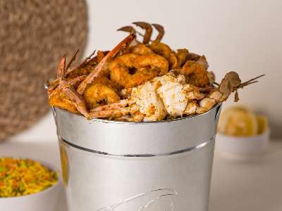 Large Biryani Rice Crabs And Shrimp