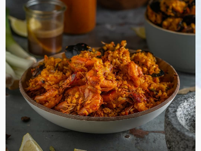Paella Shrimp Pot
