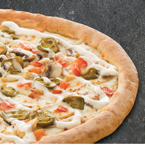 Spicy Chicken Ranch Pizza