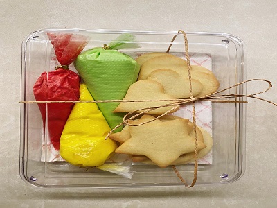 Box of 6 sugar-free cookies with icing (Adults and Kids)