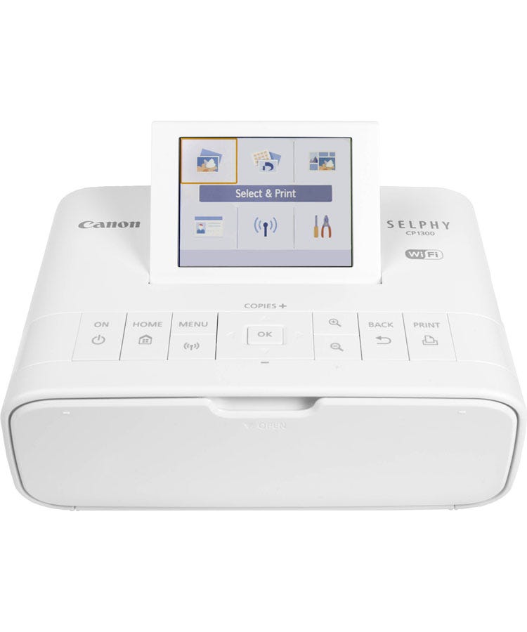 Canon Camera Printer Selphy Cp1300 White