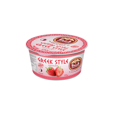Greek Style Yoghurt with Strawberry fruits