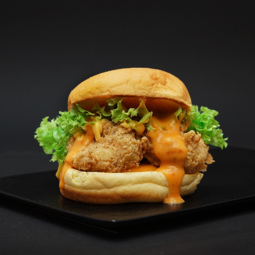 Dynamite Shrimp Burger