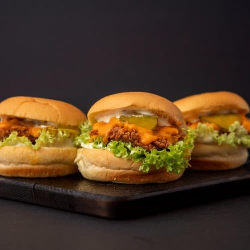 Slider Pieces Chicken Burger