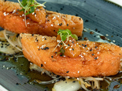 Wild Salmon Kumquat Teriyaki