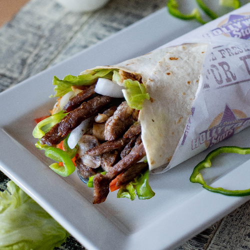 Grilled Beef Steak Wrap