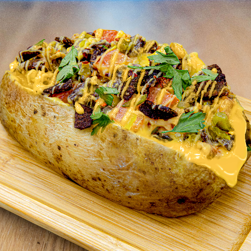 Dry Beef Cheddar Cheese Potato