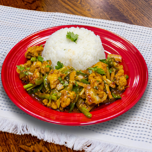 Chicken with Schezwan sauce