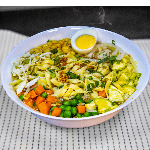 Vegetables Noodles Soup