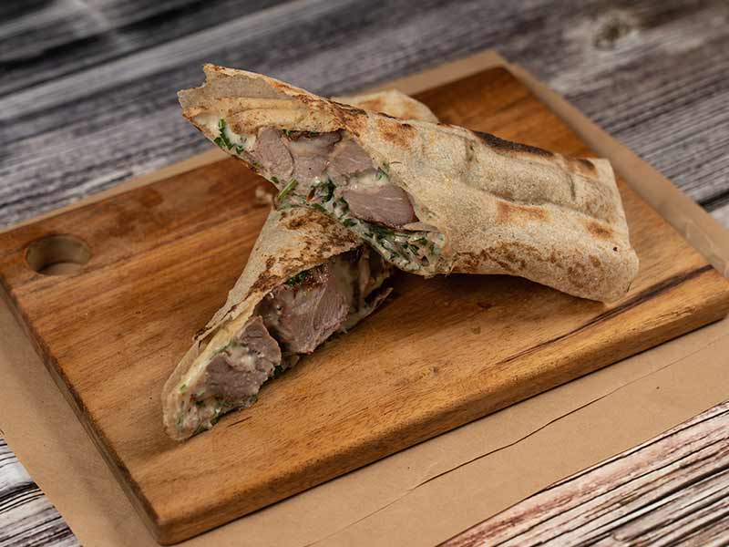 Shish Kebab Arabic Sandwich