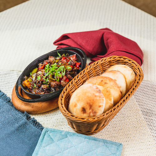 Sajiya Lamb with BBQ Sauce